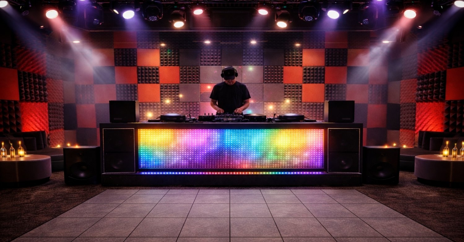Nightclub floor vibration isolation
